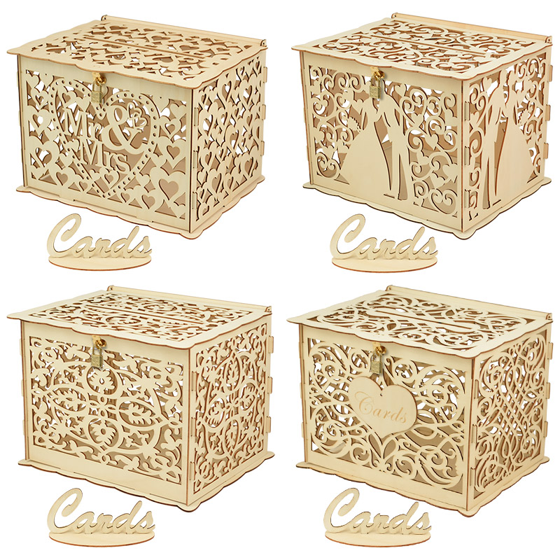 Card Index Box - 30X24X21 см DIY свадебная подарочная коробка