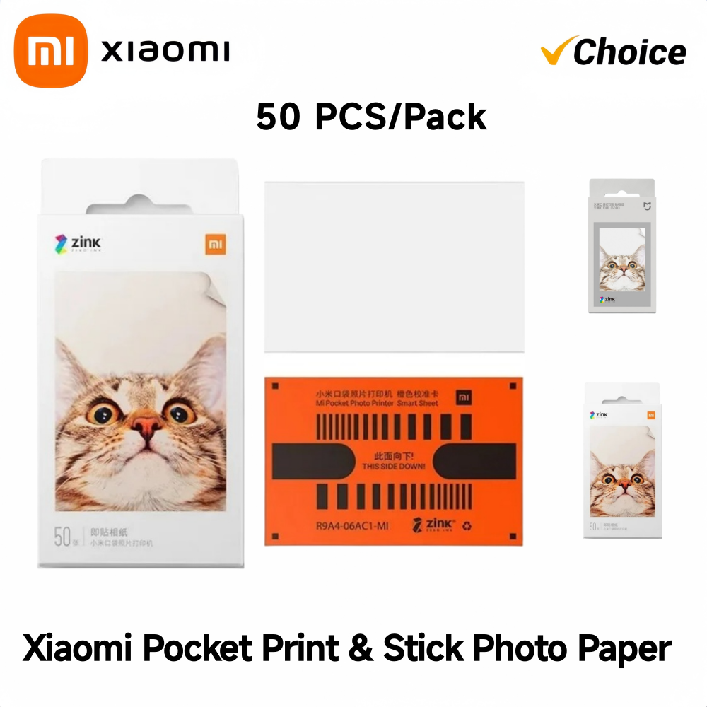 Ink Blotter Paper - Фотобумага Xiaomi ZINK Pocket, 3 дюйма,