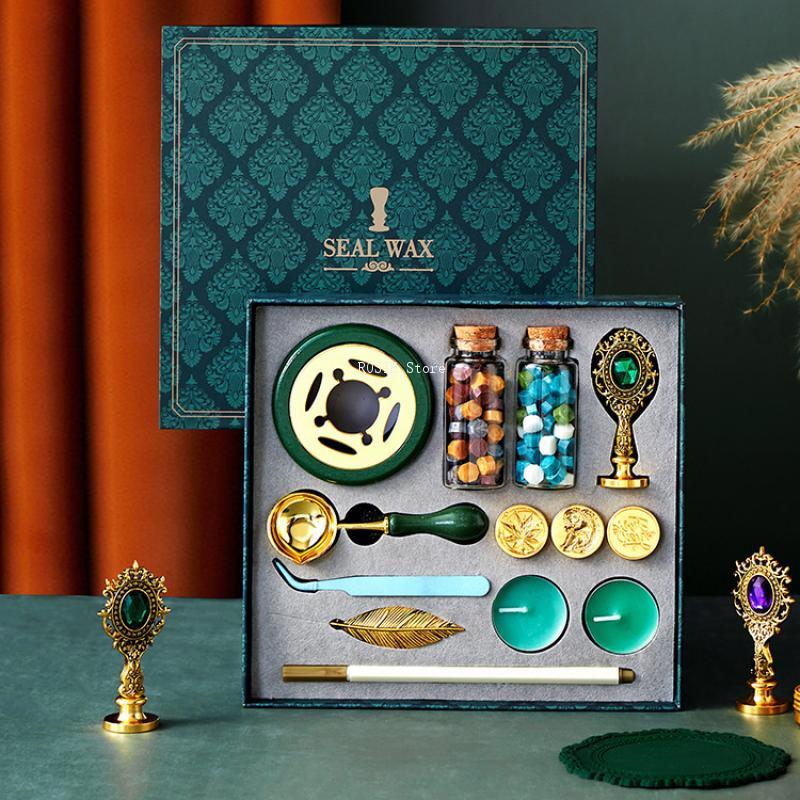 Wax Seal Stamp Set - Набор сургучных штампов, лакированный штамп, сургучный