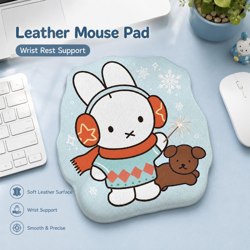 Leather Desk Pad - Кожаный коврик для мыши с подставкой