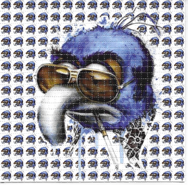 Ink Blotter Paper - Синяя птица аниме LSD без кислоты