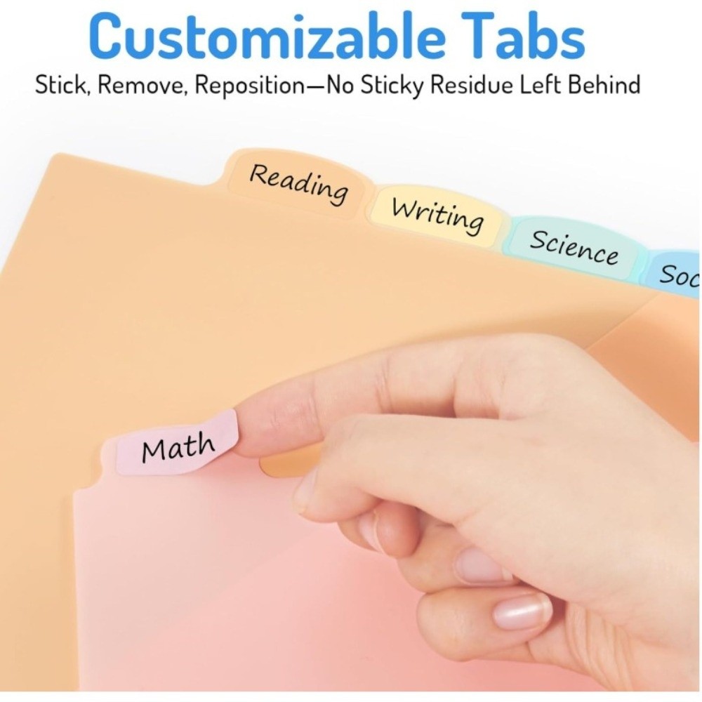 Прозрачные прочные разделители – обзор и цена Tab Divider A4