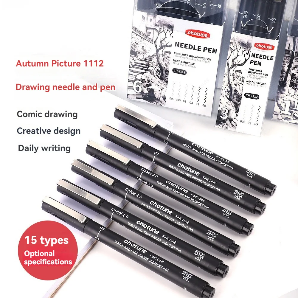 Черные микроручки, 15 размеров – обзор и цена Correction Pen Fine