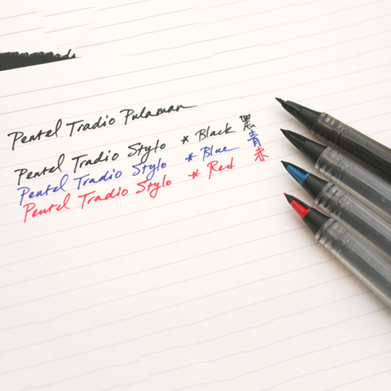 Ручка перьевая с фетровым нако – обзор и цена Pentel Pen Sign Pen