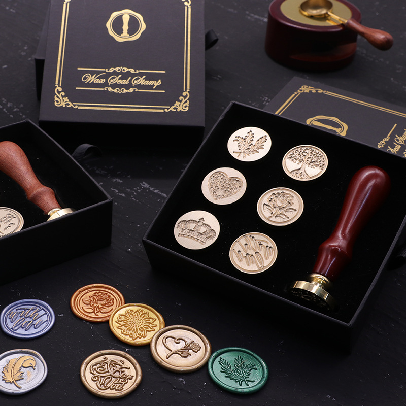 Набор винтажных восковых печат – обзор и цена Wax Seal Stamp Set