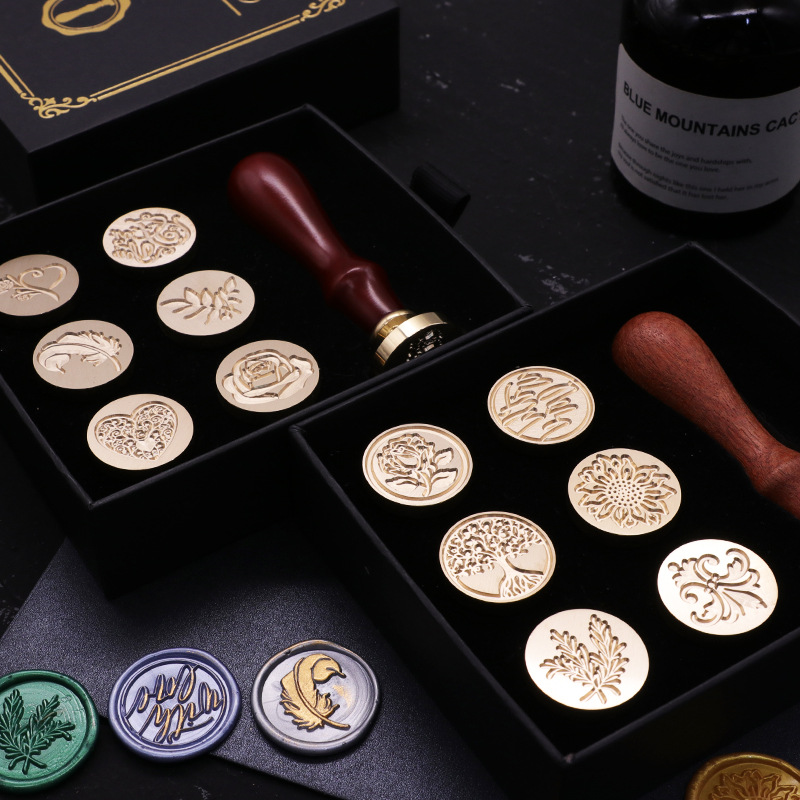Набор винтажных восковых печат – обзор и цена Wax Seal Stamp Set