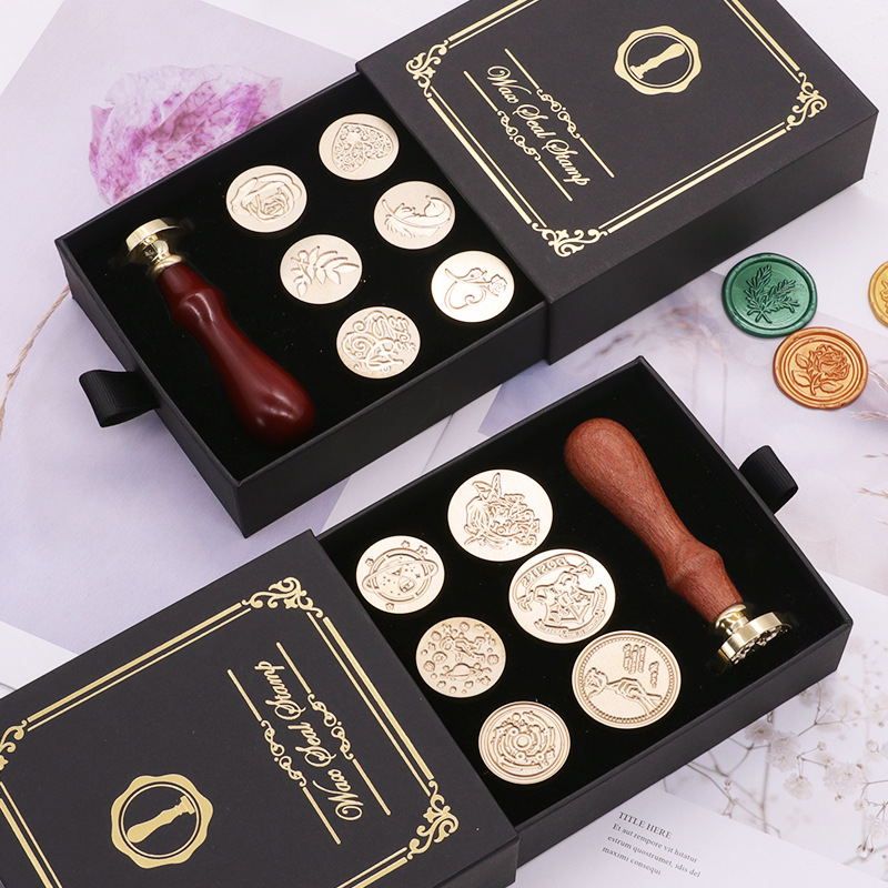 Набор винтажных восковых печат – обзор и цена Wax Seal Stamp Set