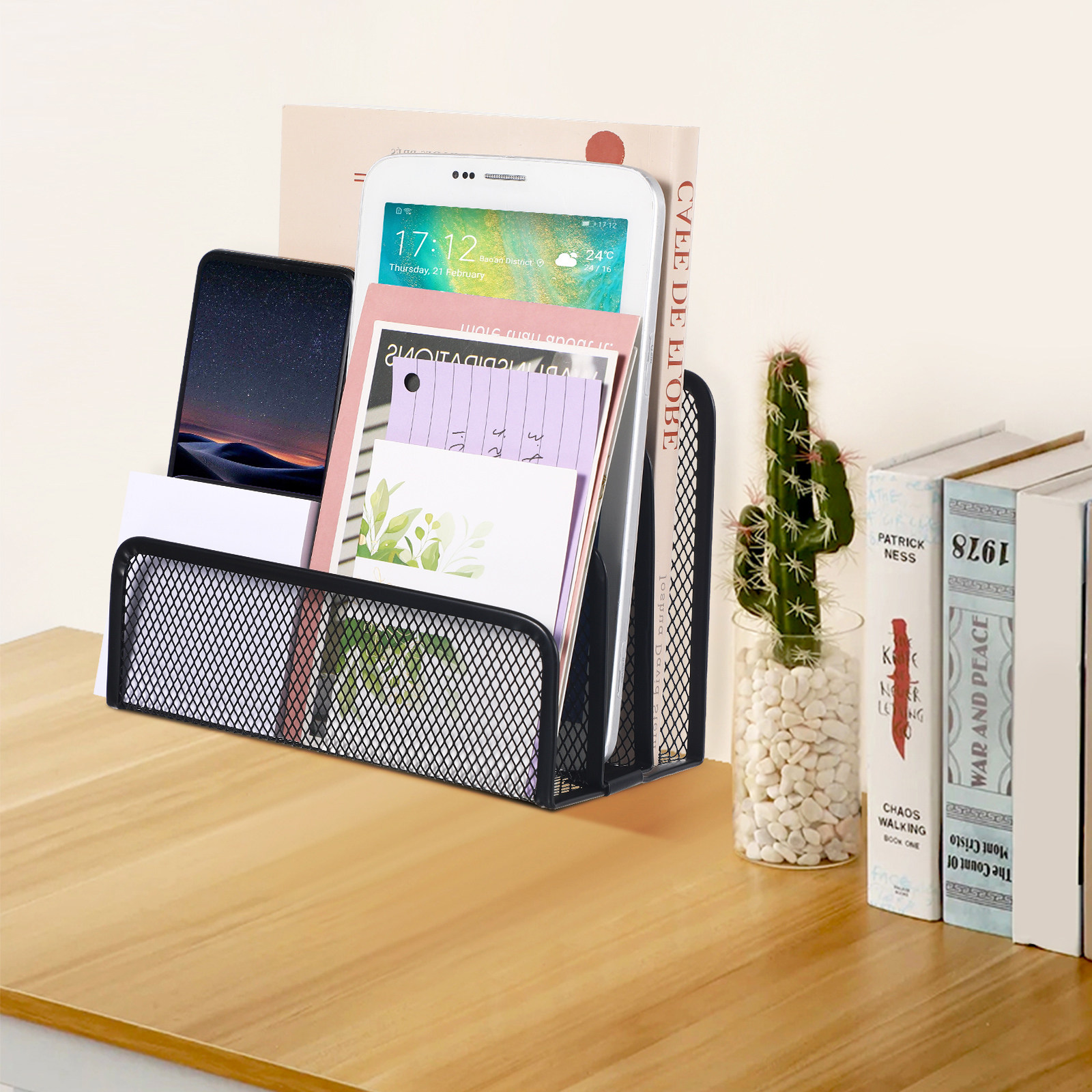 Трехсекционный металлический с – обзор и цена Magazine Holder Rack