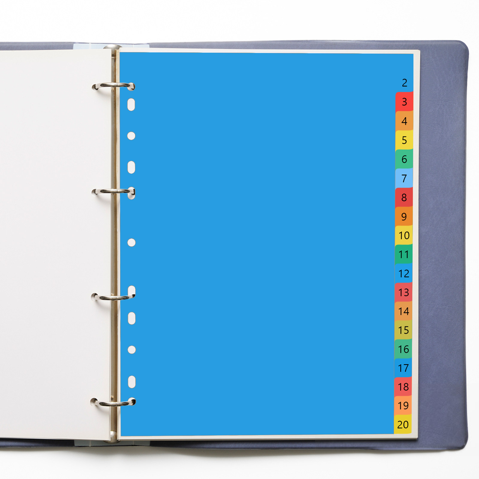 Цветные пластиковые разделител – обзор и цена Tab Divider A4