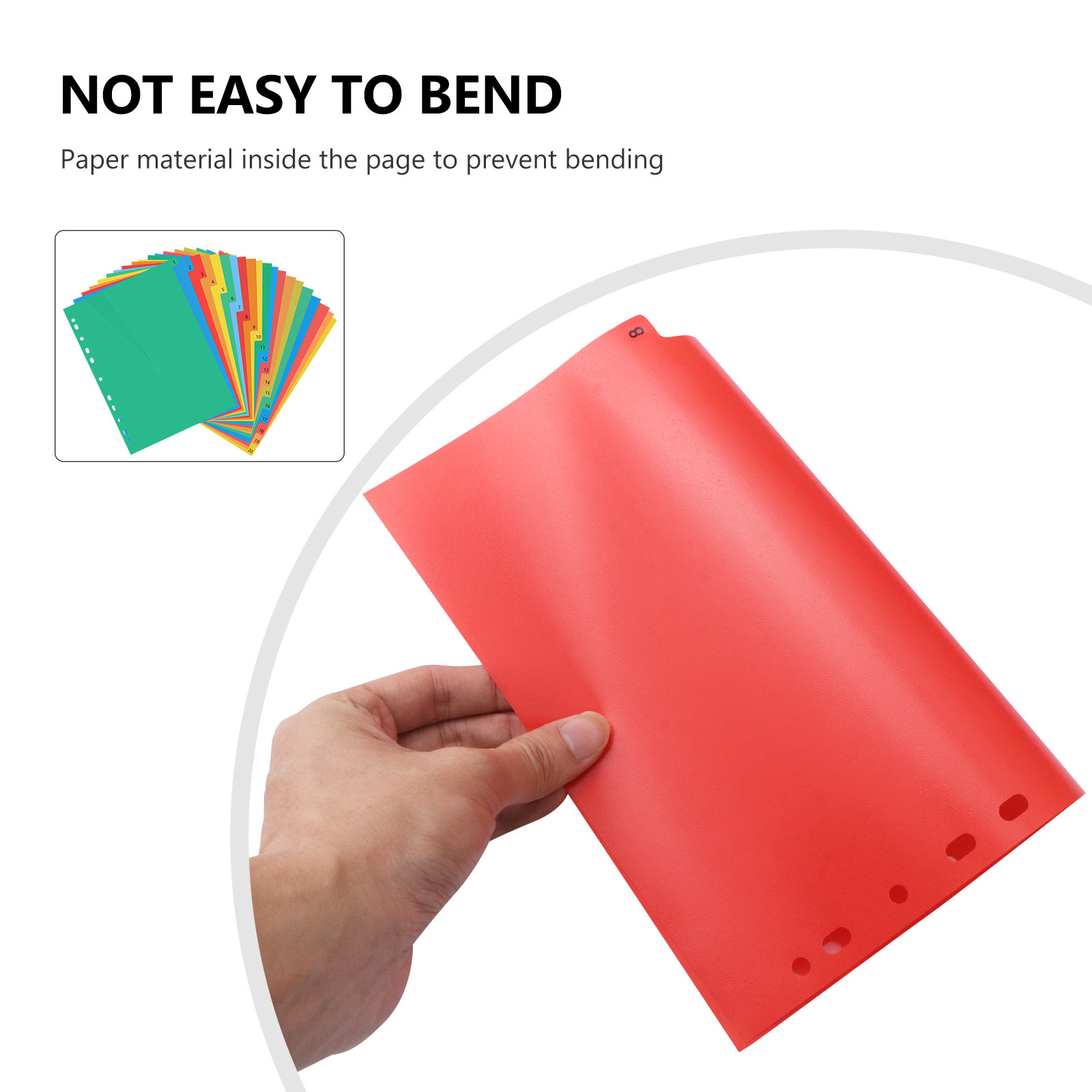 Цветные пластиковые разделител – обзор и цена Tab Divider A4
